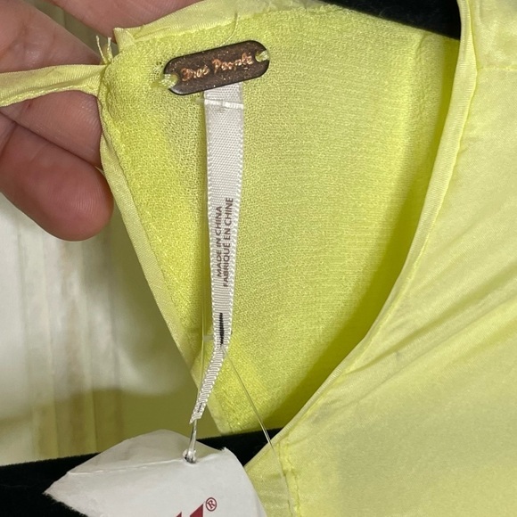 Free People Follow Along Silk Mini Dress 48 - Picture 10 of 10